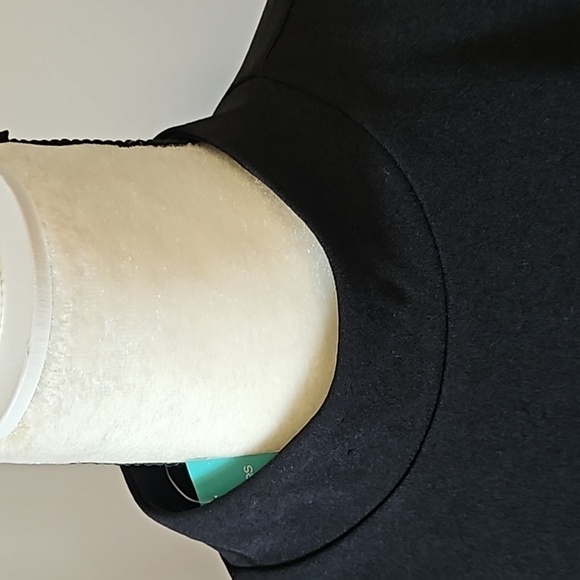 Maurices Black Mock Neck Long Sleeve Zip Back Dress NWT - Picture 6 of 14